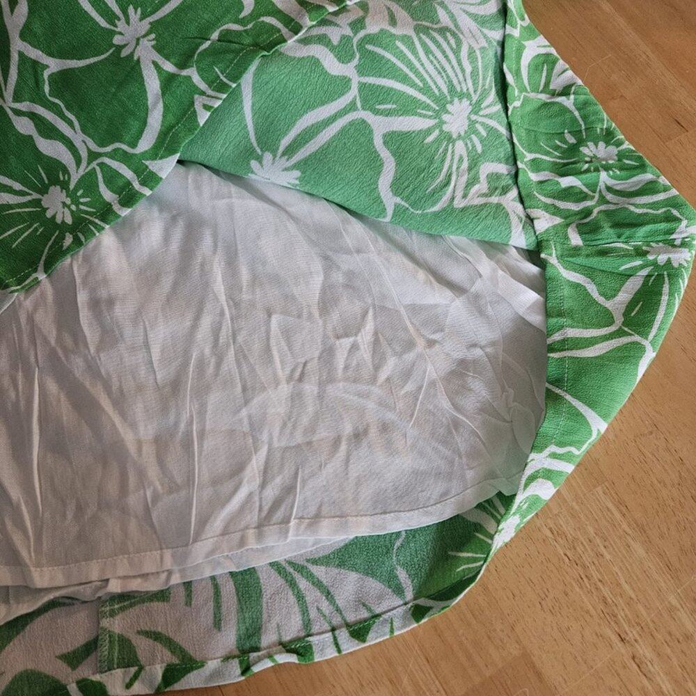 Faithfull The Brand Taormina Midi Dress In El Marsa Floral Green US 10- NWT - Picture 7 of 9